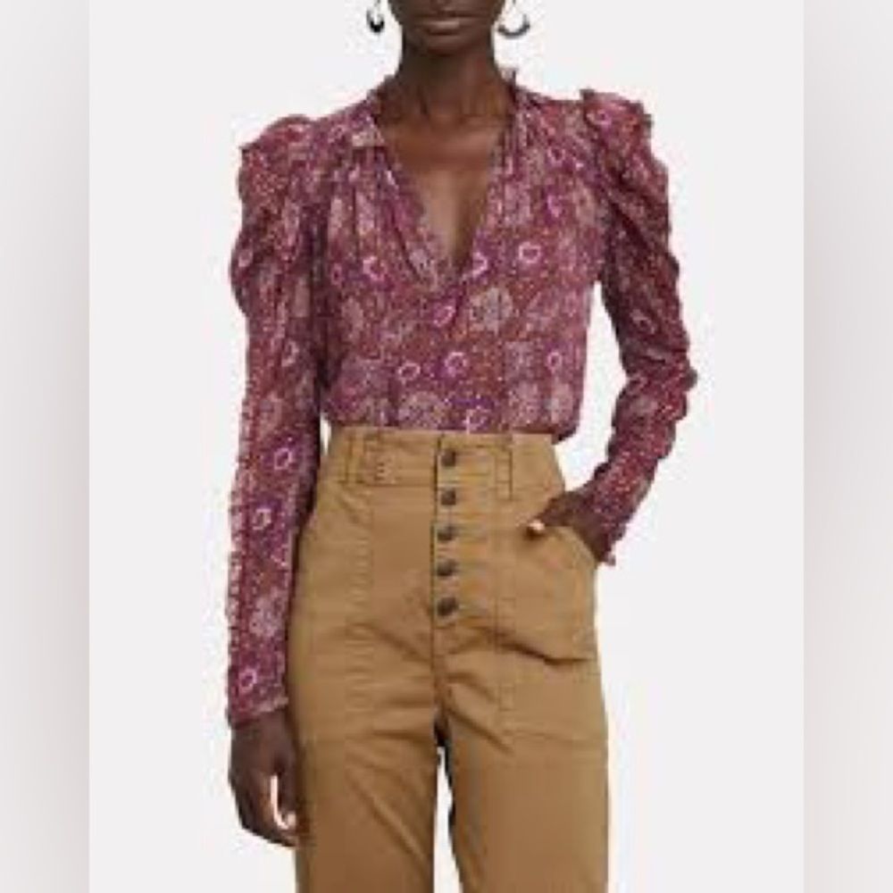 Ulla Johnson Marilla Blouse 205/069 - Picture 16 of 16
